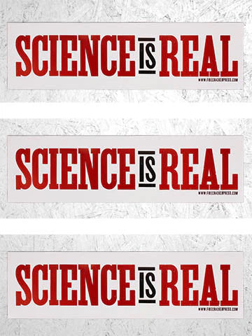 Science is Real Letterpress Print