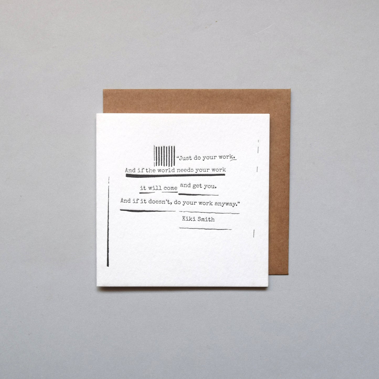 Kiki Smith Quote Card