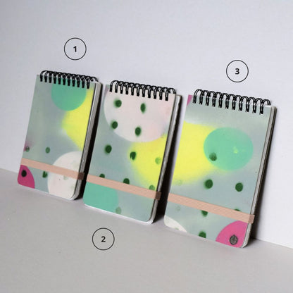 The Margaret Sketchbook in Green Spots