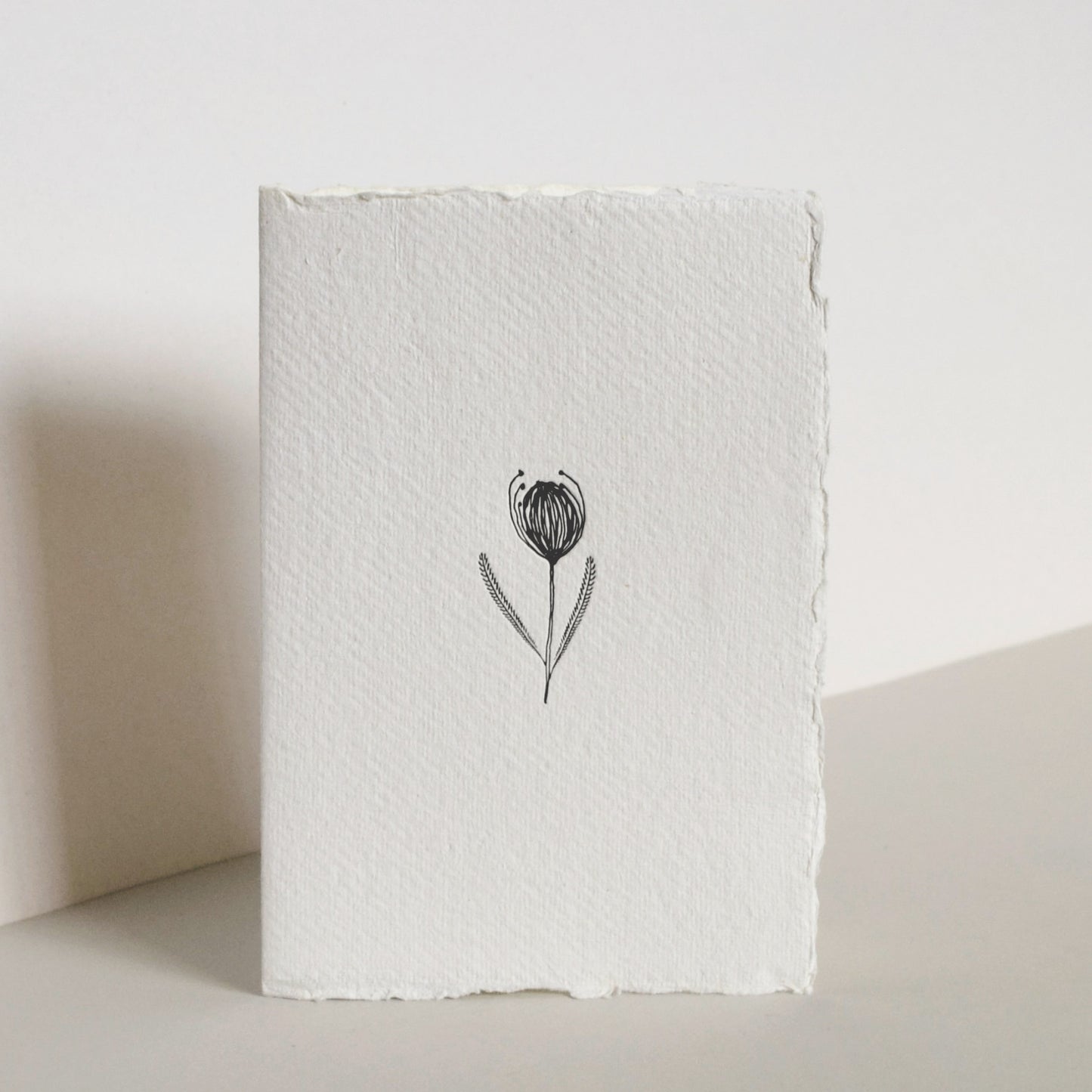 Letterpress Card No.016 "Little Bud"