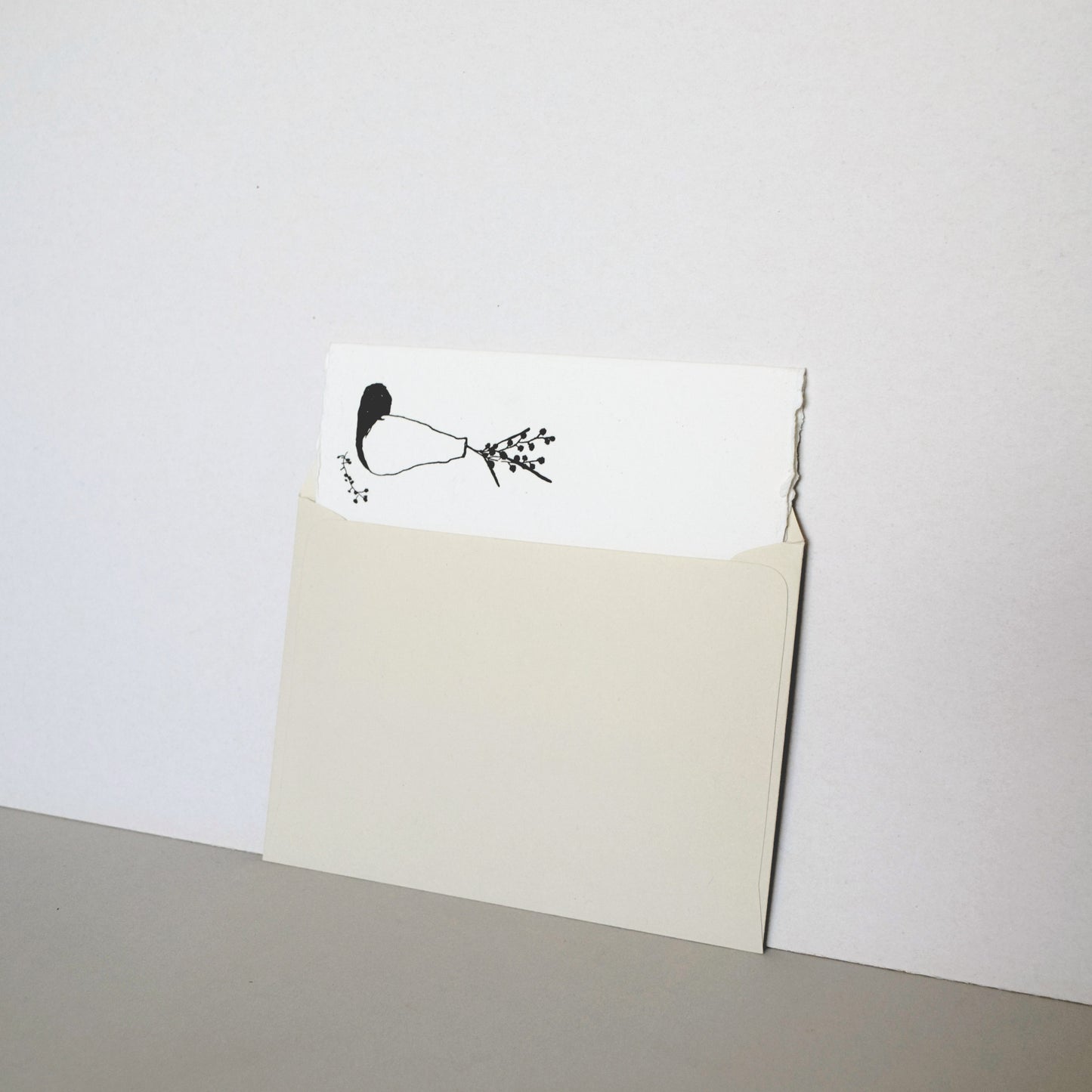 Letterpress Card No.018 "Protea"