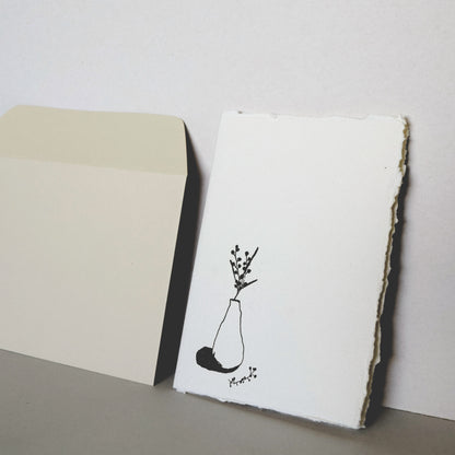 Letterpress Card No.015 "Flora"