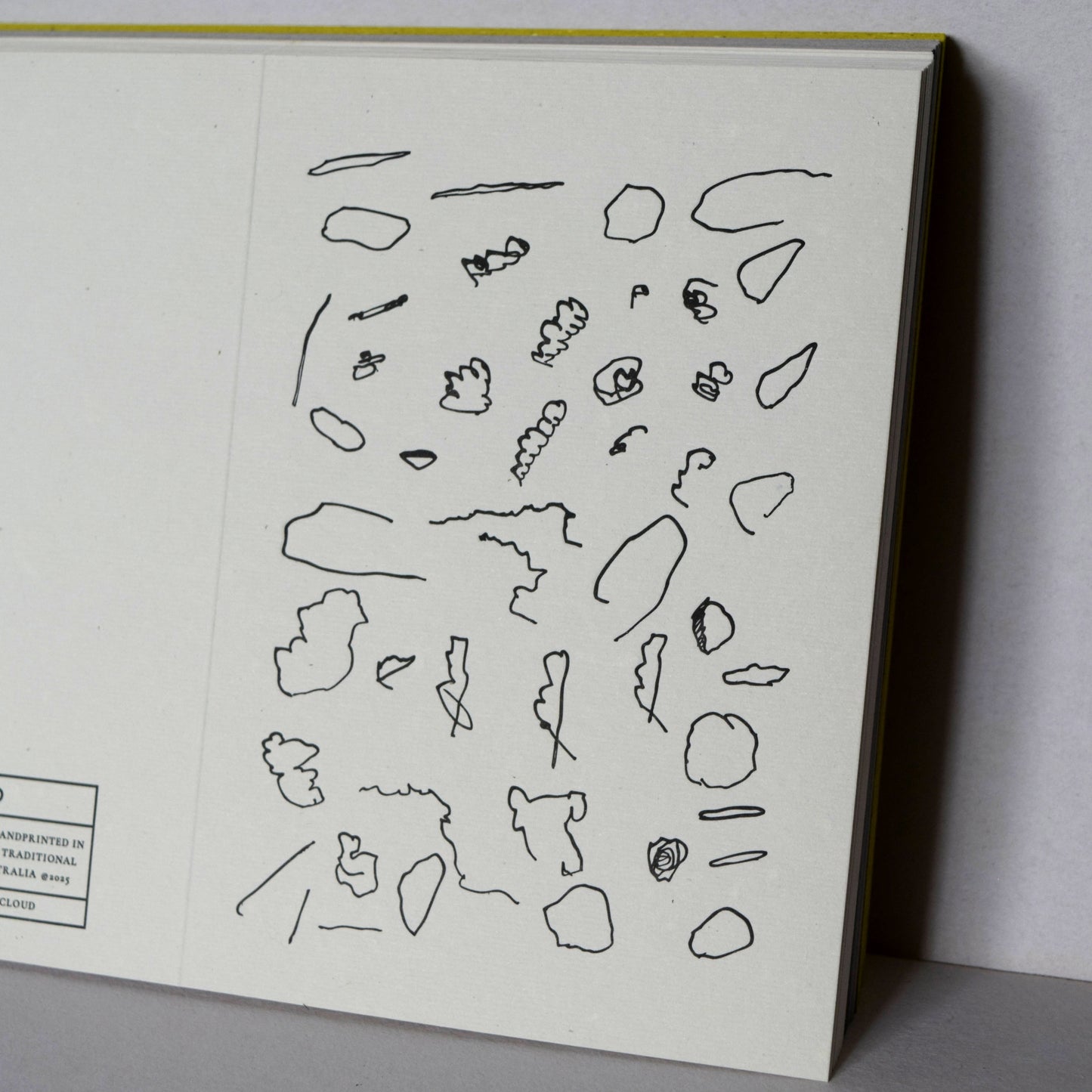 Letterpress Card No.001 "Cloudy"