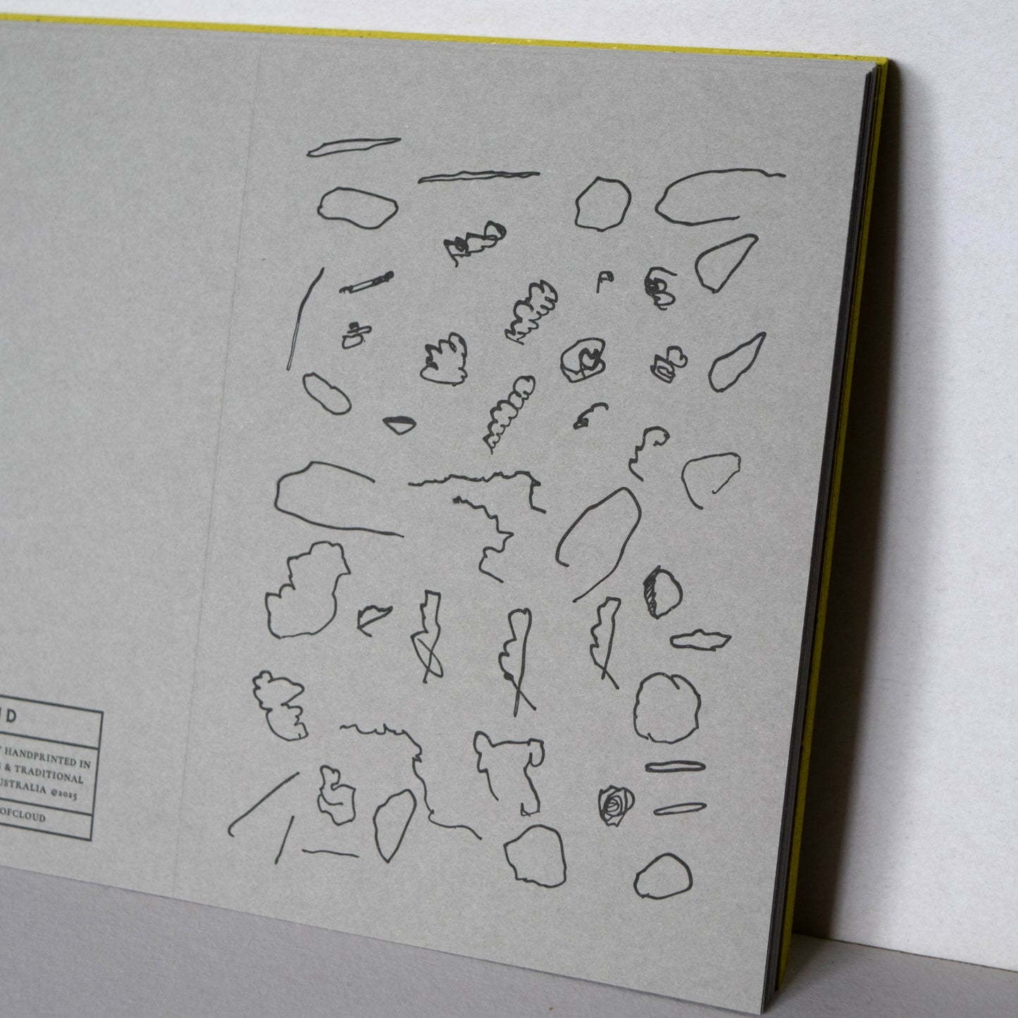 Letterpress Card No.001 "Cloudy"