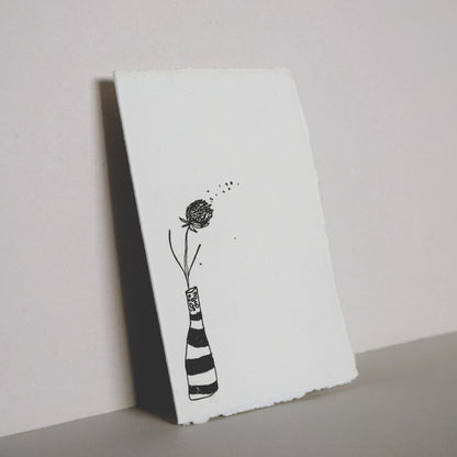 Letterpress Card No.017 "Clover Seed"