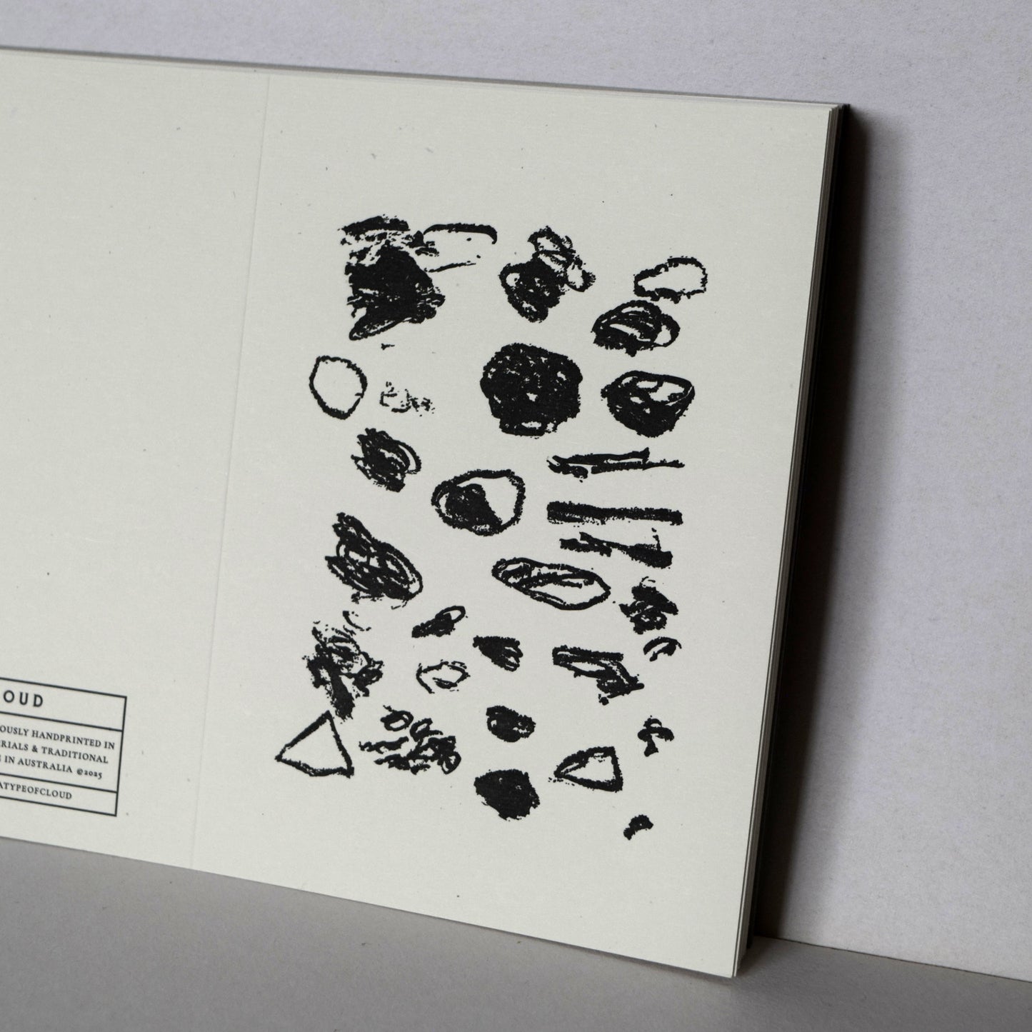 Letterpress Card No.006 "Shoreline"