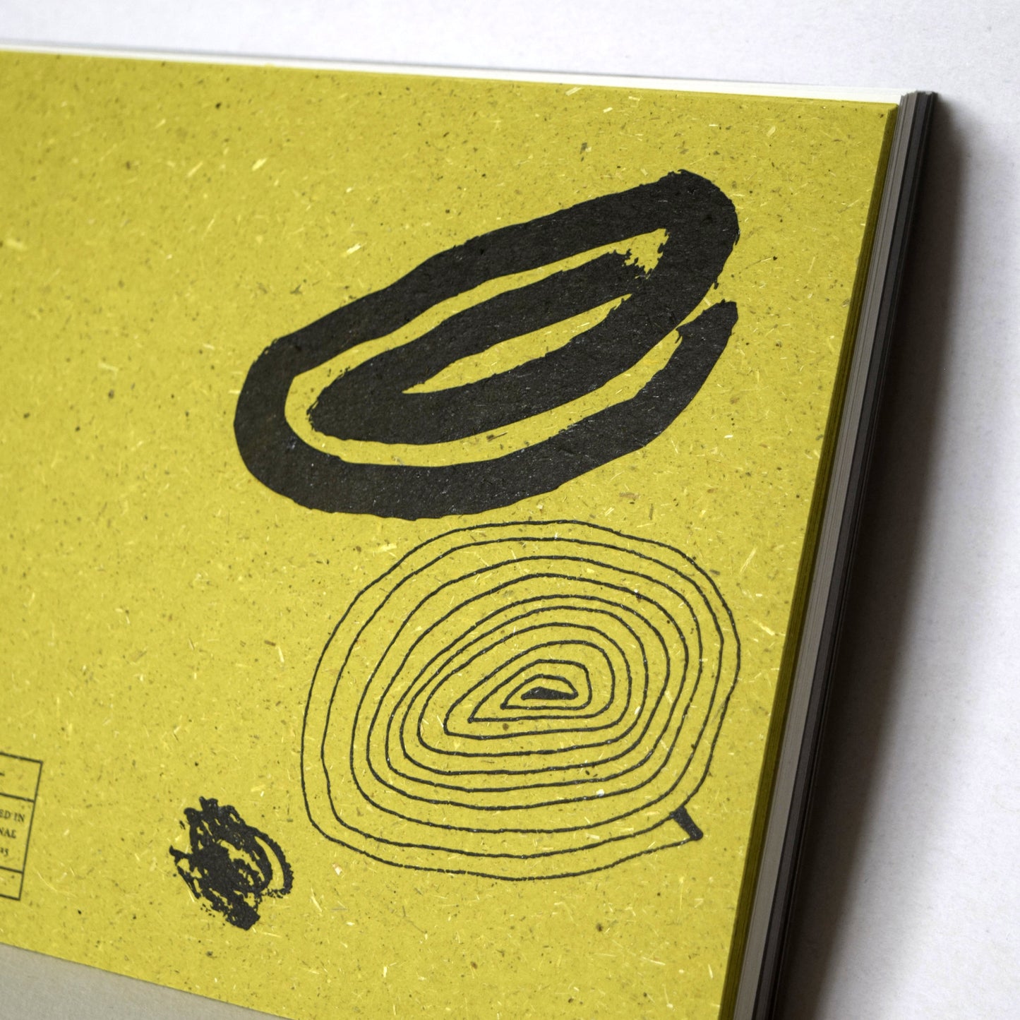 Letterpress Card No.008 "Spiral & Smudge"