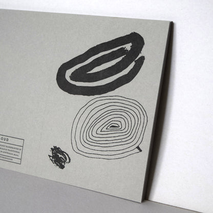 Letterpress Card No.008 "Spiral & Smudge"