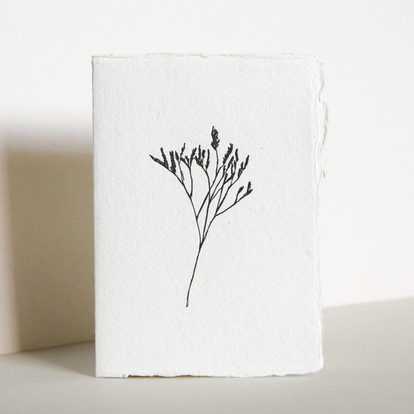 Letterpress Card No.014 "Statice"