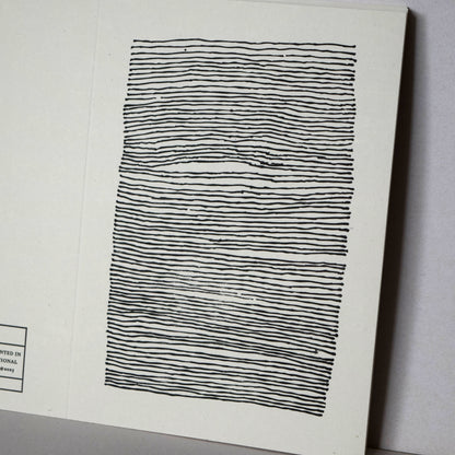 Letterpress Card No.003 "Undertow"
