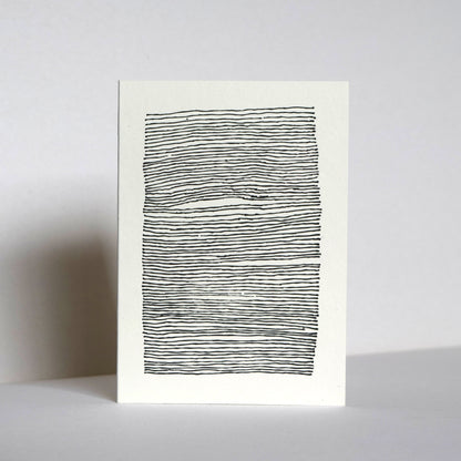 Letterpress Card No.003 "Undertow"