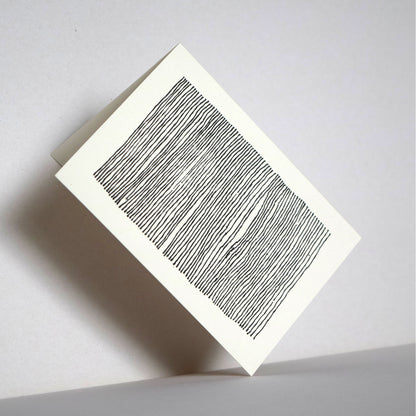 Letterpress Card No.003 "Undertow"