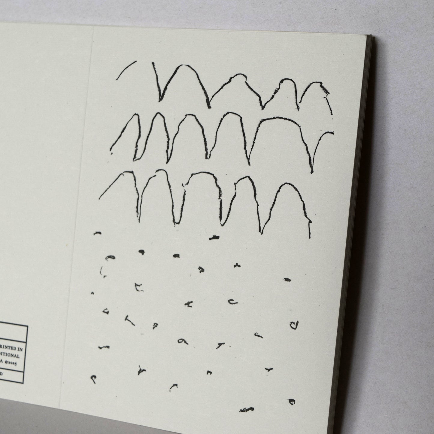 Letterpress Card No.005 "Valley"