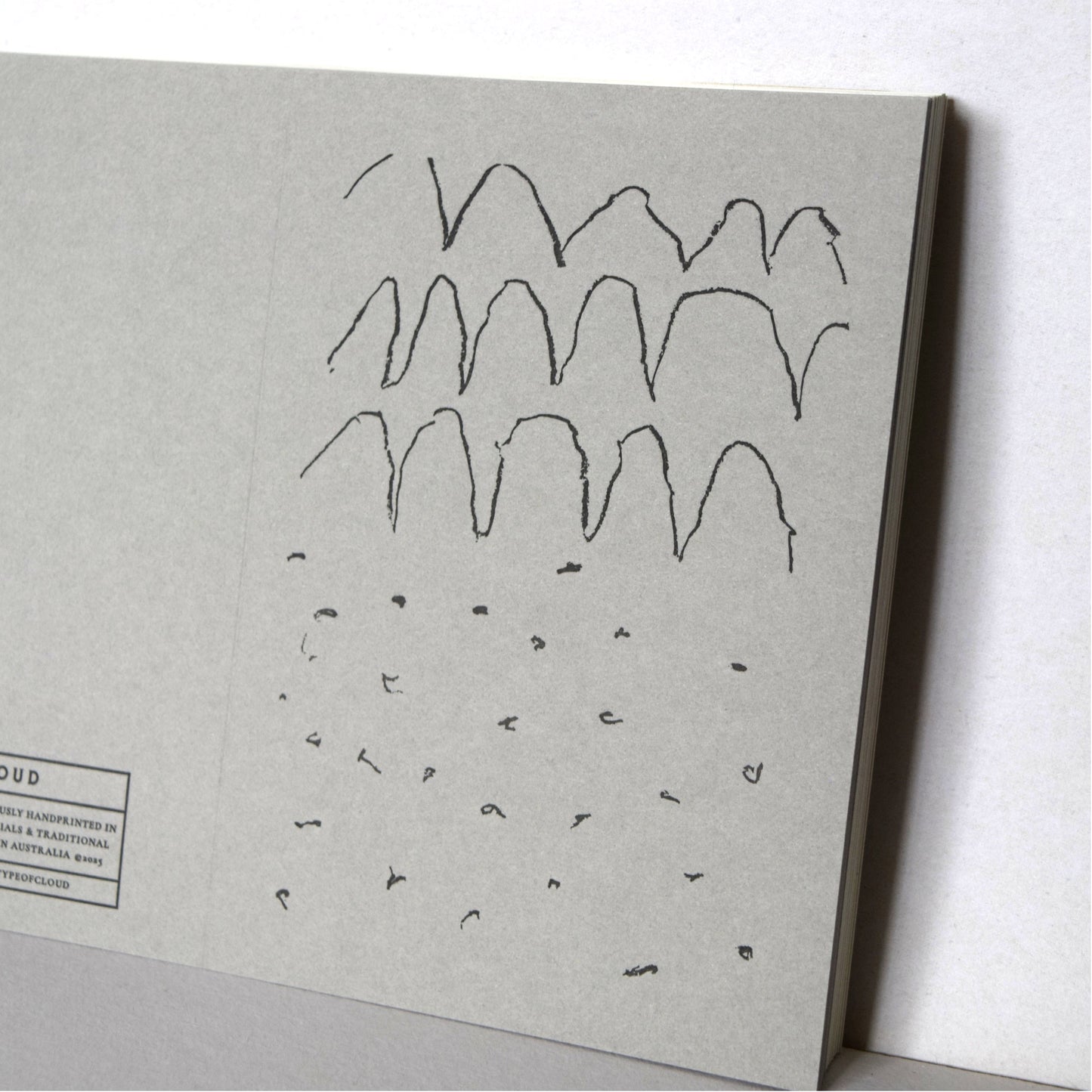 Letterpress Card No.005 "Valley"