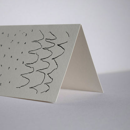 Letterpress Card No.005 "Valley"