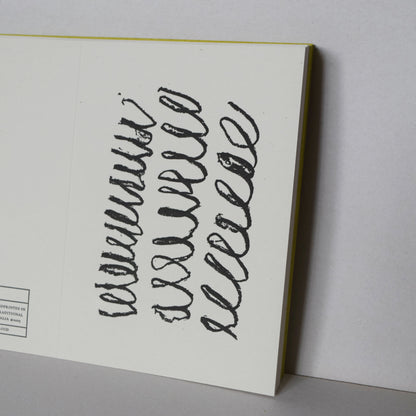 Letterpress Card No.011 "Venti"