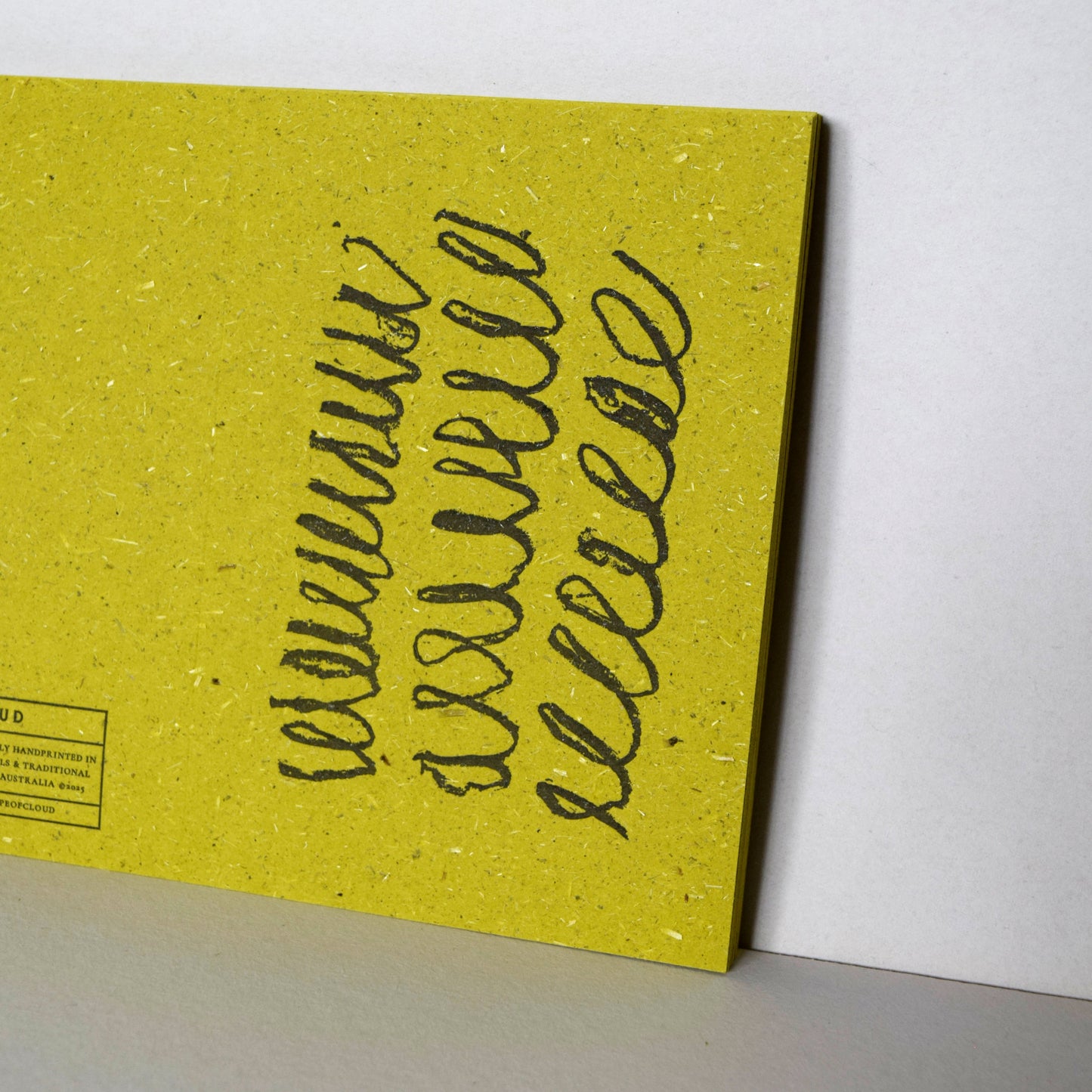 Letterpress Card No.011 "Venti"