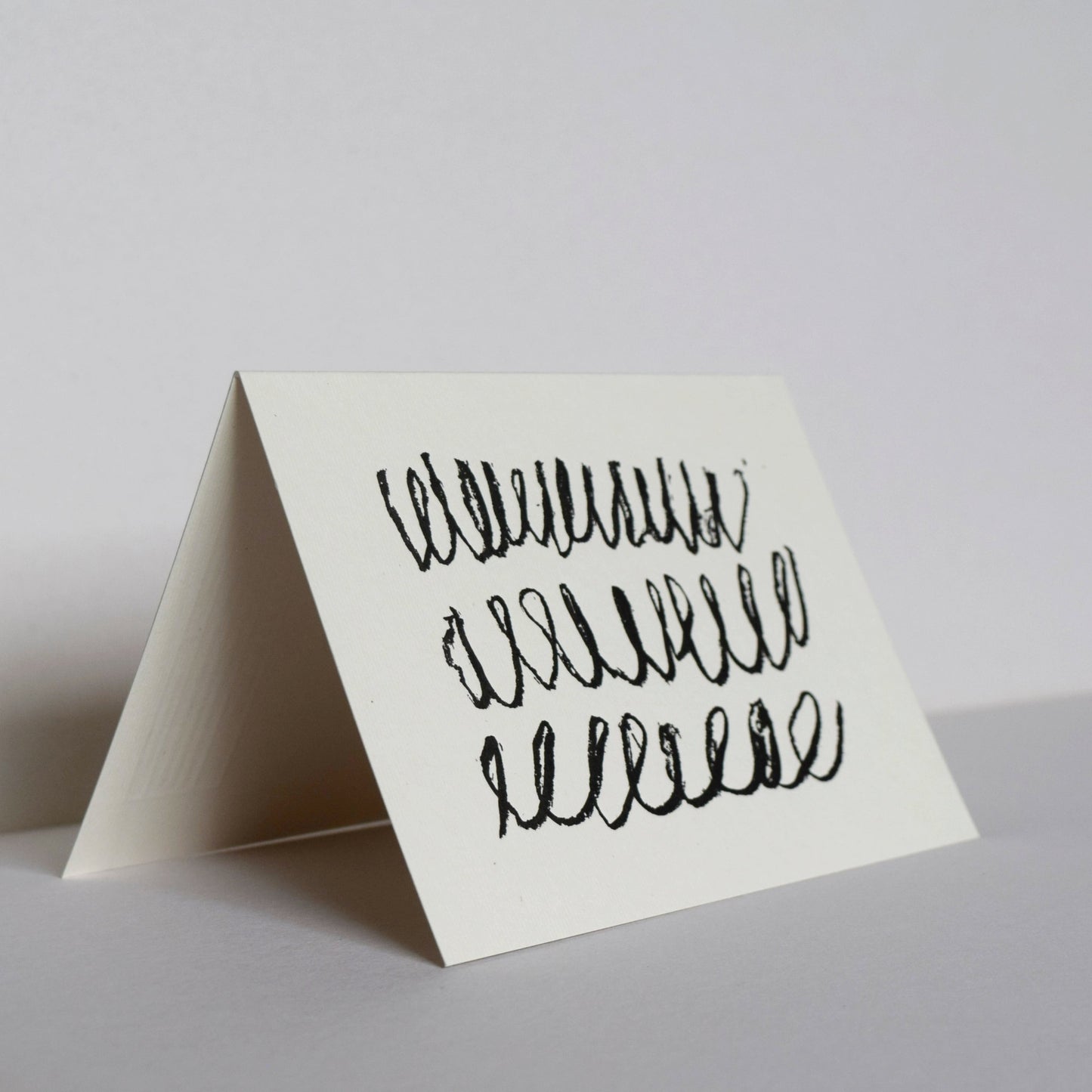 Letterpress Card No.011 "Venti"