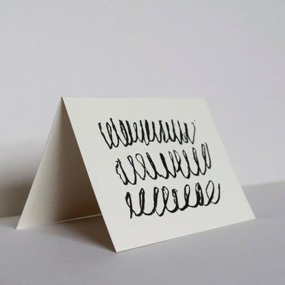 Letterpress Card No.011 "Venti"