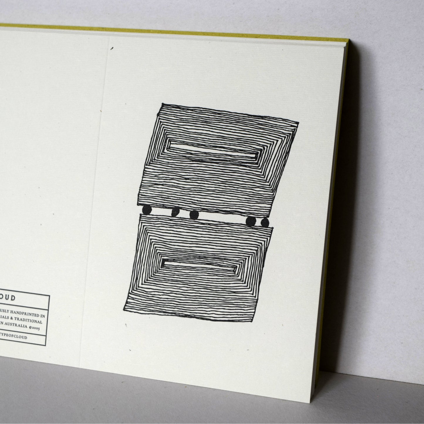 Letterpress Card No.007 "Wove"