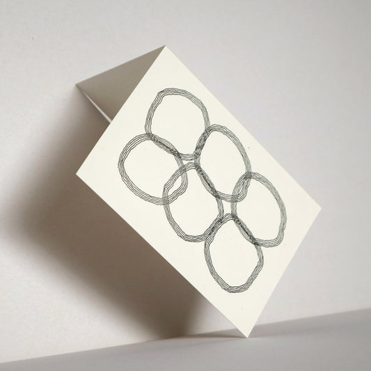 Letterpress Card No.010 "Eddies"