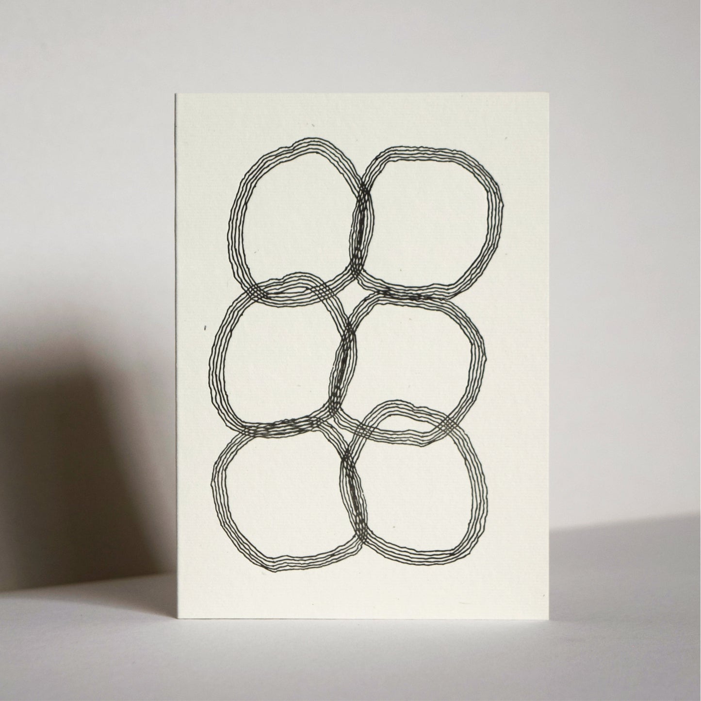 Letterpress Card No.010 "Eddies"