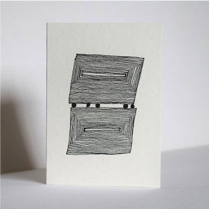 Letterpress Card No.007 "Wove"