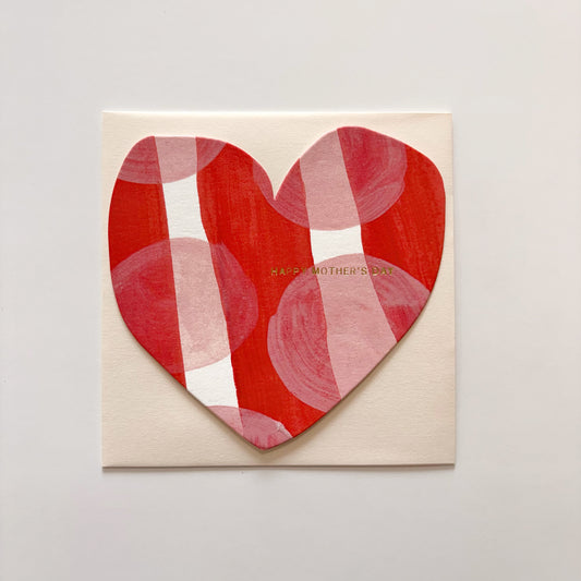 Mother's Day Heart No.001 "Pink Spot"