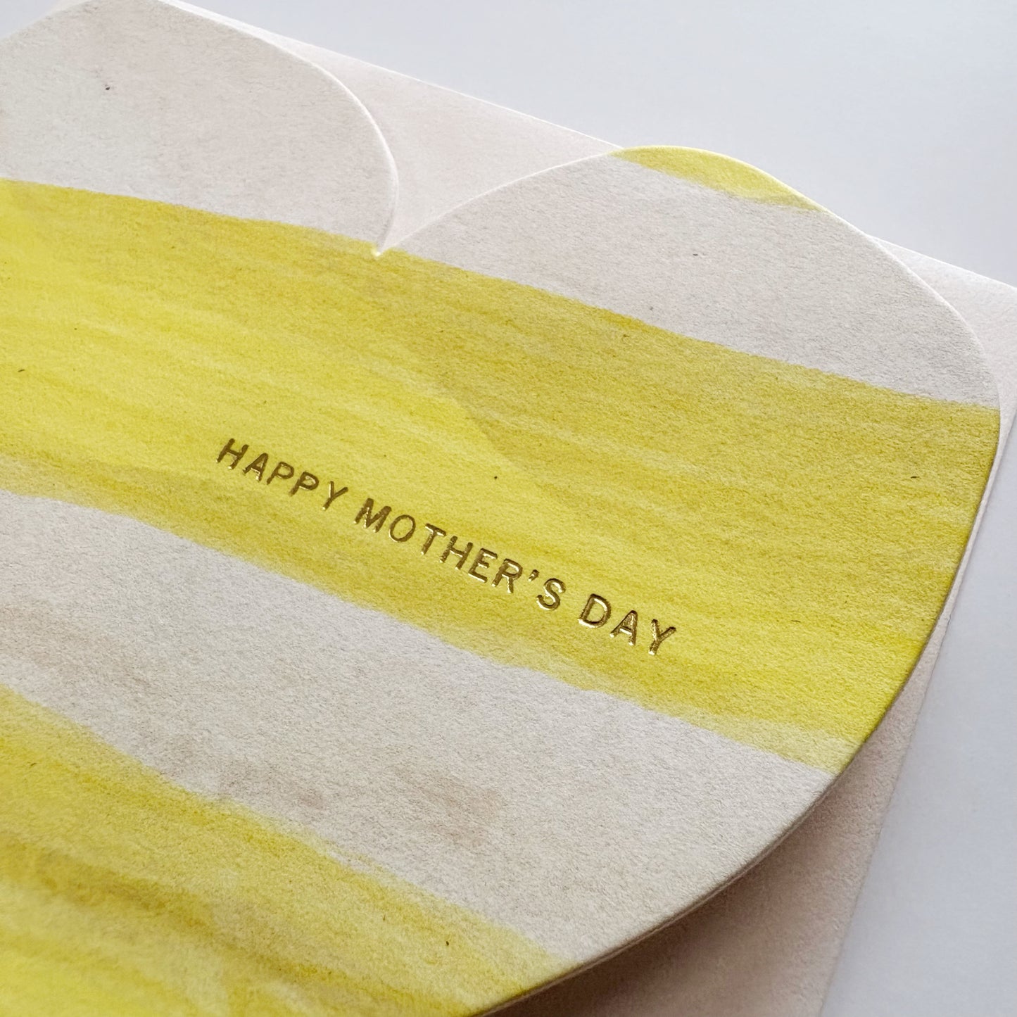 Mother's Day Heart No.006 "Yellow Stripe"