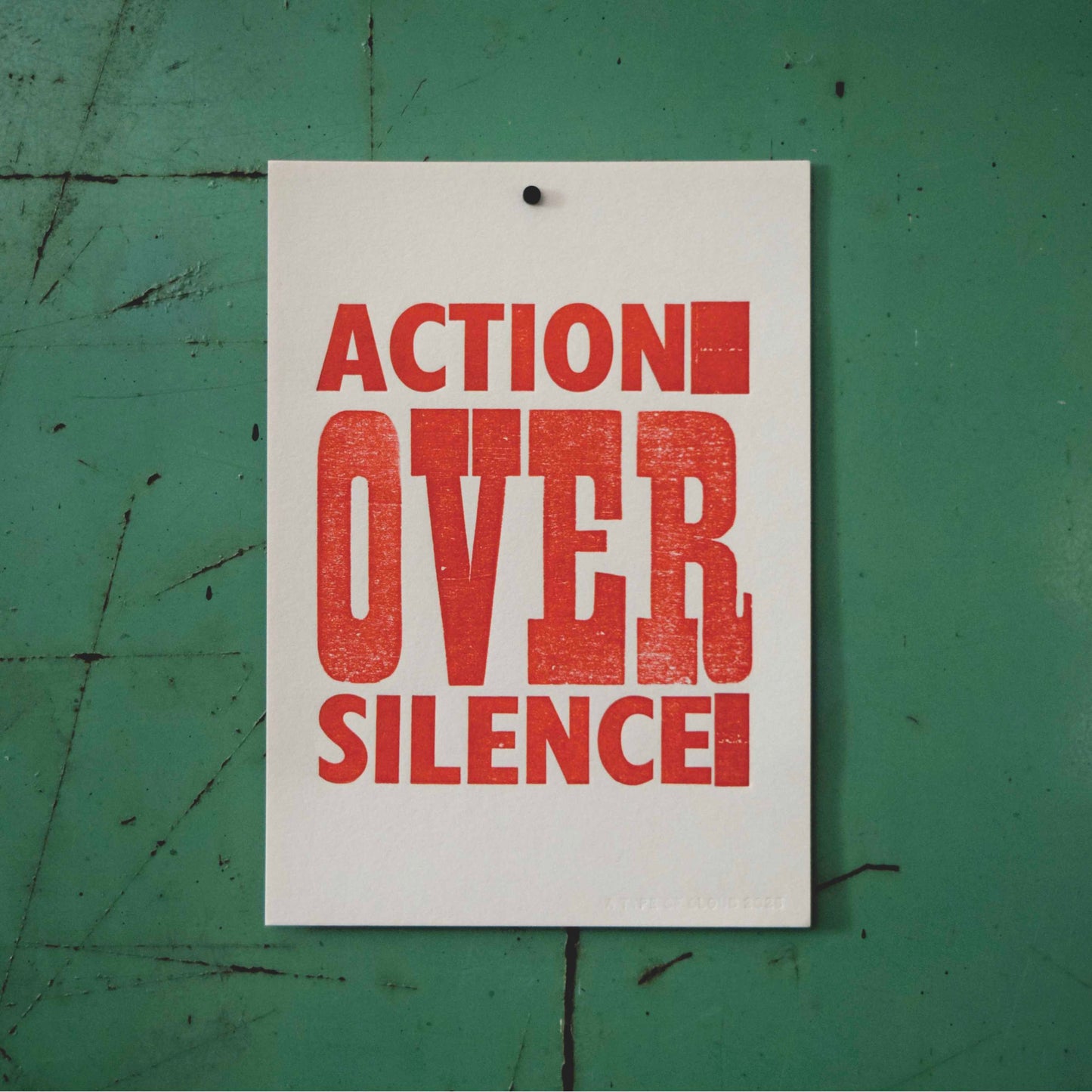 Action Over Silence Poster