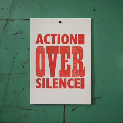 Action Over Silence Poster