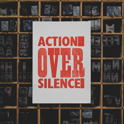 Action Over Silence Poster