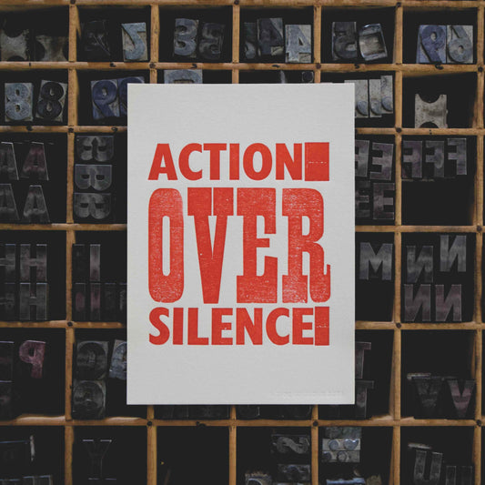 Action Over Silence Poster