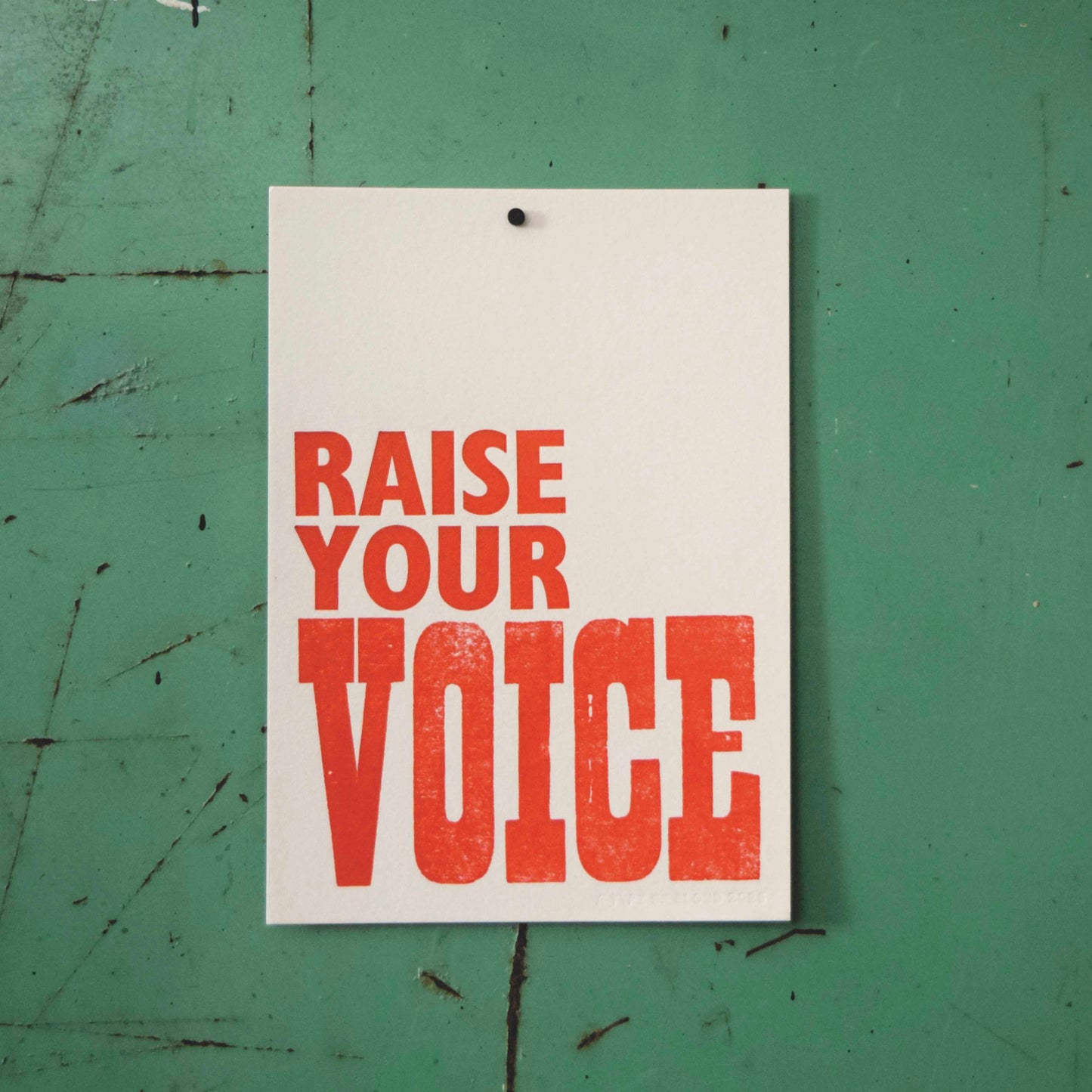 Raise Your Voice Poster
