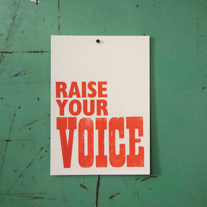 Raise Your Voice Poster