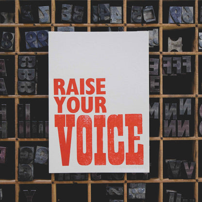 Raise Your Voice Poster