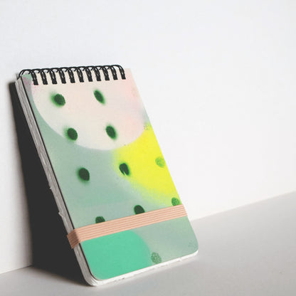 The Margaret Sketchbook in Green Spots