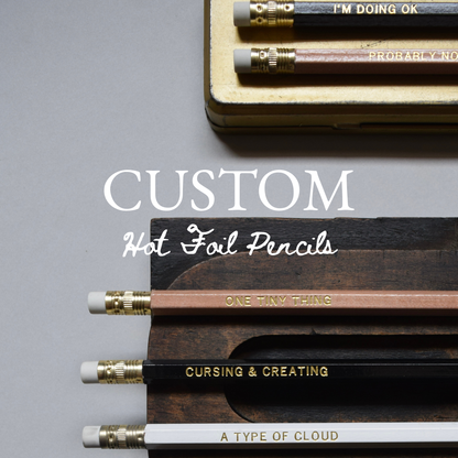 Custom Hot Foil Pencils