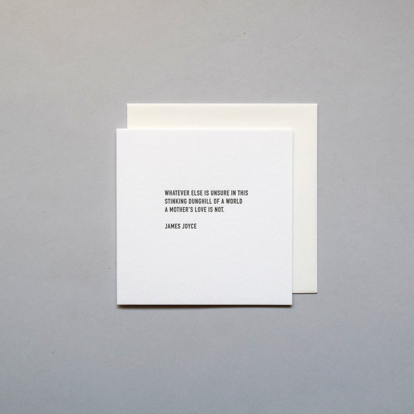 James Joyce Quote Card